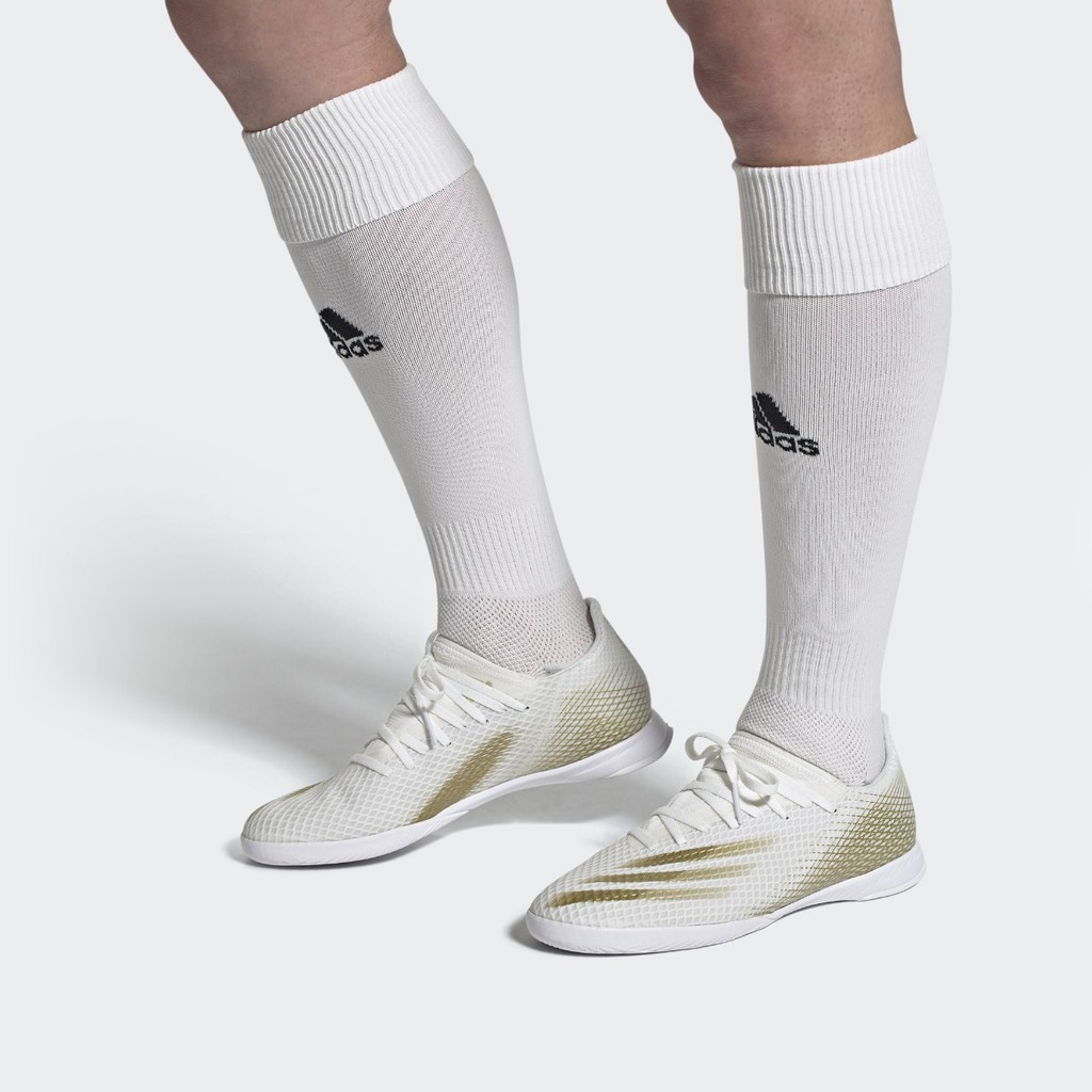 BEST SALE Sepatu Futsal Adidas X Ghosted.3 IN White Gold EG8204 Original BNIB