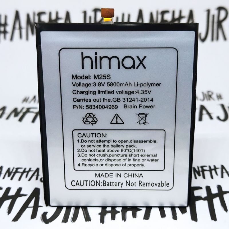 BATRE BATREI BATERAI BATTERY HIMAX KING K1 K 1 M25S M25 S M 25S (5800 mAh) ORIGINAL BATRE HANDPHONE