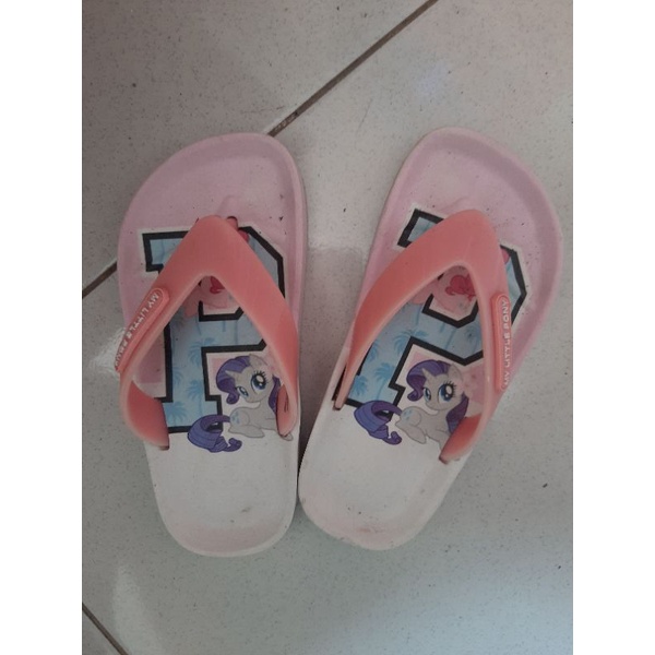 sendal jepit my little pony preloved