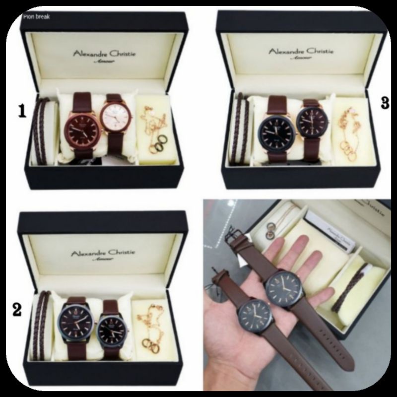 Jam Tangan Couple Alexandre Christie 8651 AC8651 AC 8651 | Original