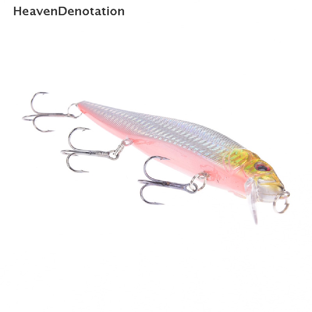 (Heavendenotation) 1pc Umpan Pancing Bentuk Ikan Kecil Bahan Plastik Keras 14cm / 23g