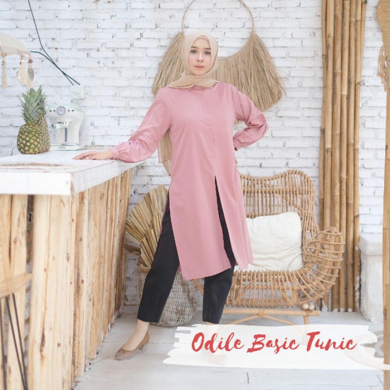 Odile Basic Tunic / Tunik Panjang / Tunik Busuy /Baju Muslim