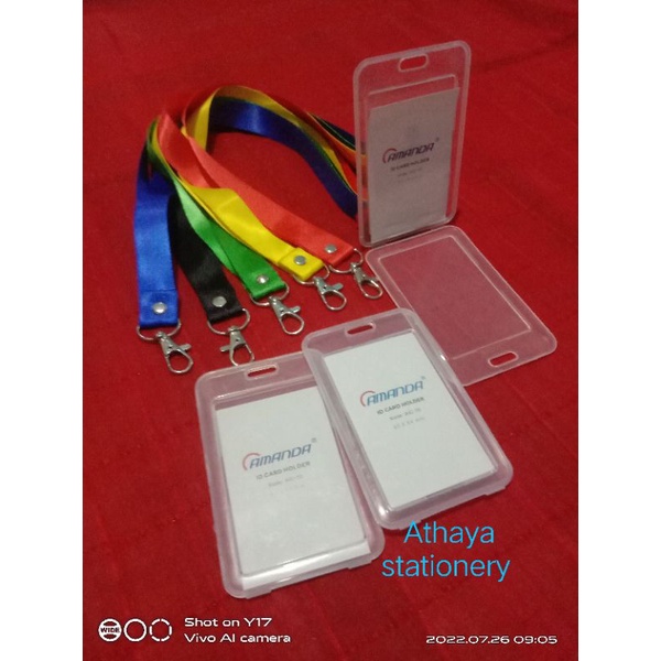 

Tali ID card non stoper 2 cm+ID card Amanda (85×54 mm)