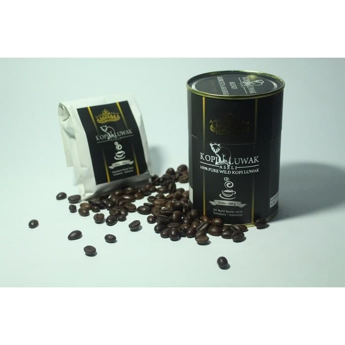 

original kopi luwak asli indonesia Lampung Robusta 100 gram - kkp092