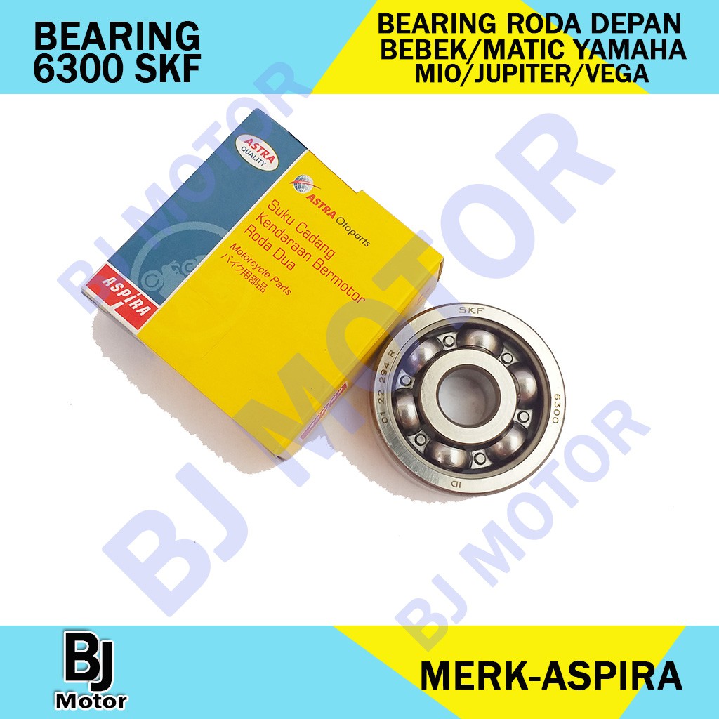 Laher Lahar Laker Bearing Roda Depan Motor Yamaha Bebek Matic Mio Vega Jupiter 6300 Original Skf Shopee Indonesia