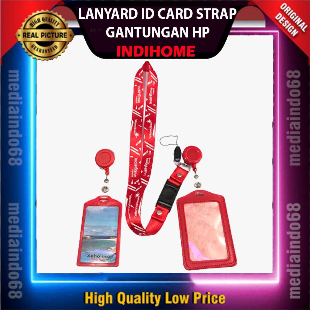 

LANYARD ID CARD STRAP GANTUNGAN HP INDIHOME