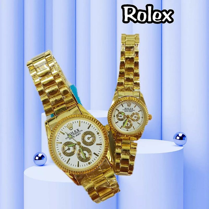 Jam R0Iex &amp; C*hann3L rantai - Unisex - jam Couple R0le*x