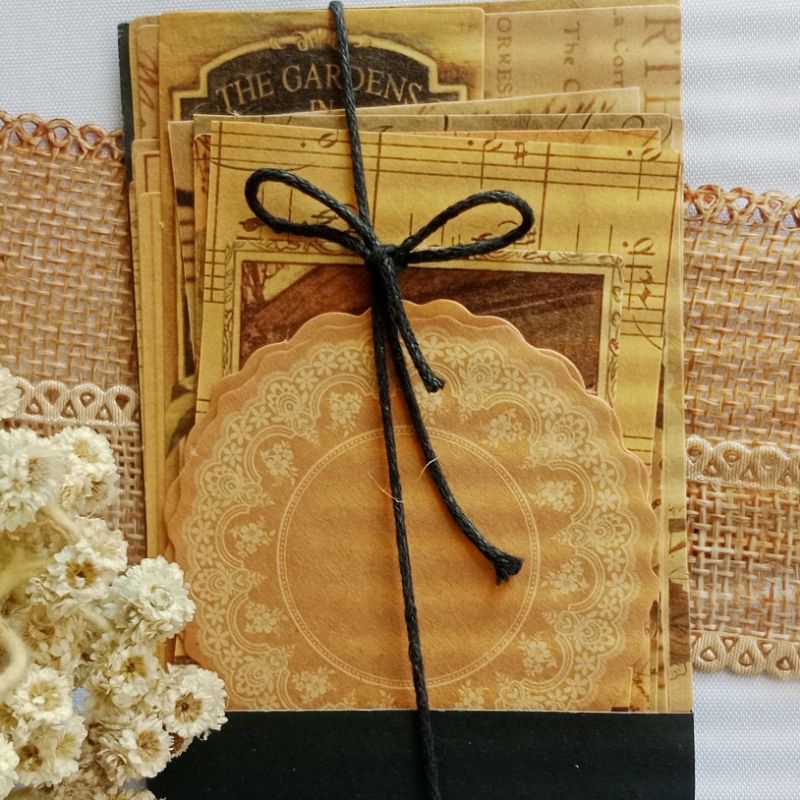 

10 PCS Aesthetic Paper Renaissance for Deco Scrapbook/DIY/Journal