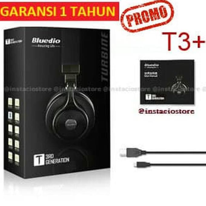 Original Bluedio T2+ Turbine Hurricane Wireless Bluetooth Headphone