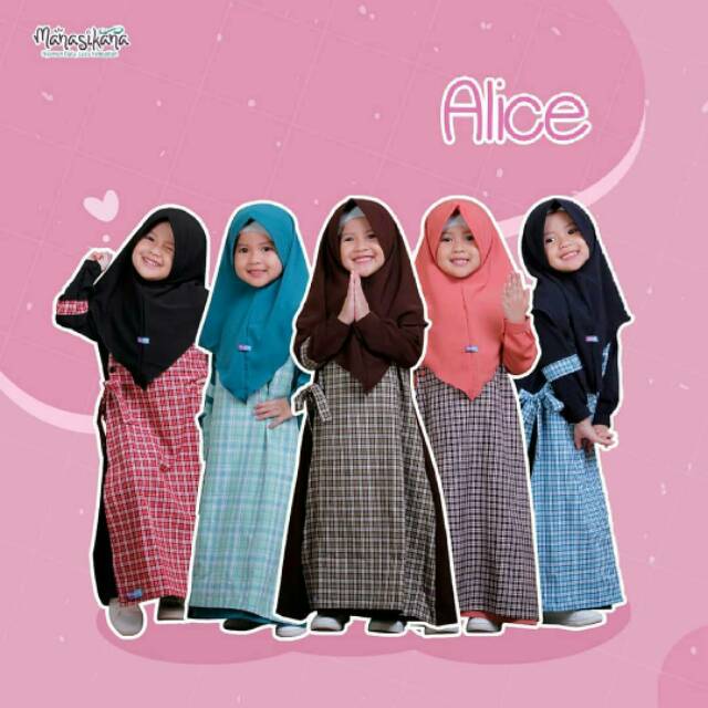 Set Gamis Anak Alice