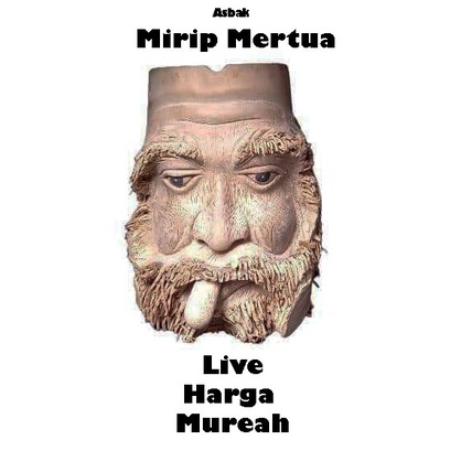 Khusus LIVE Asbak Unik Pahat Bambu Hiasan