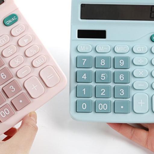 

☊ Bepop Kalkulator Meja 12 Digit Desktop Calculator Karuida - Blue ➪