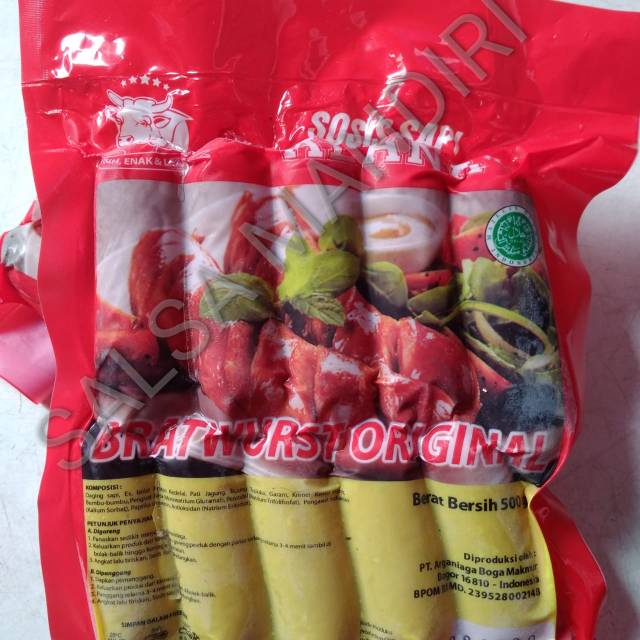 

Sosis Sapi Mini Bratwurst Original Alana 500gr isi 10 pcs