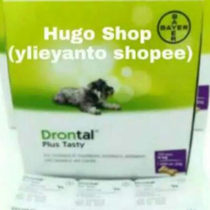 Best Seller.. Drontal dog / drontal plus tasty / obat cacing anjing / obat cacing drontal