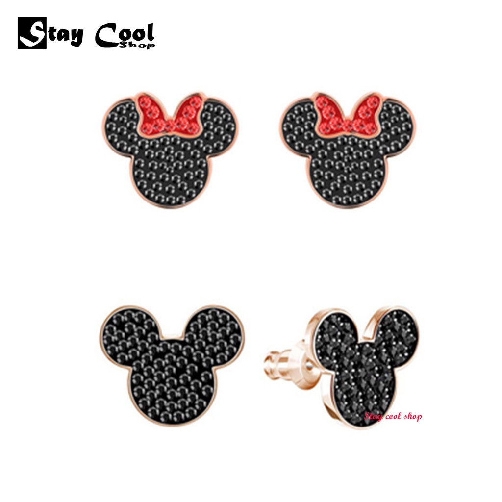 Anting titanium asli mickey mouse Korean Fashion Qualitas Import Bisa Cod Bayar Ditempat