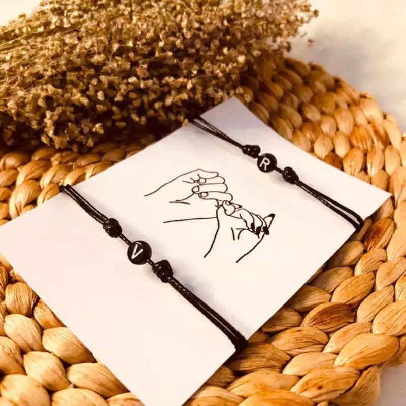 GELANG INISIAL ( A-T) / GELANG COUPLE