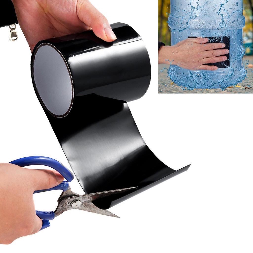 Flex Tape Lakban Hitam Khusus Anti Bocor dan Waterproof Serbaguna