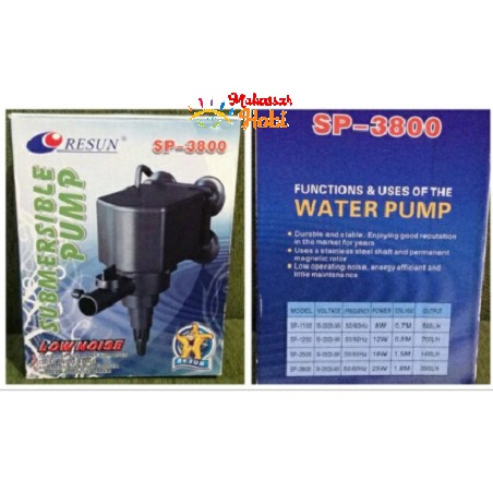 RESUN SP-3800 Pompa Air Celup Aquarium Power Head Hidroponik SP3800