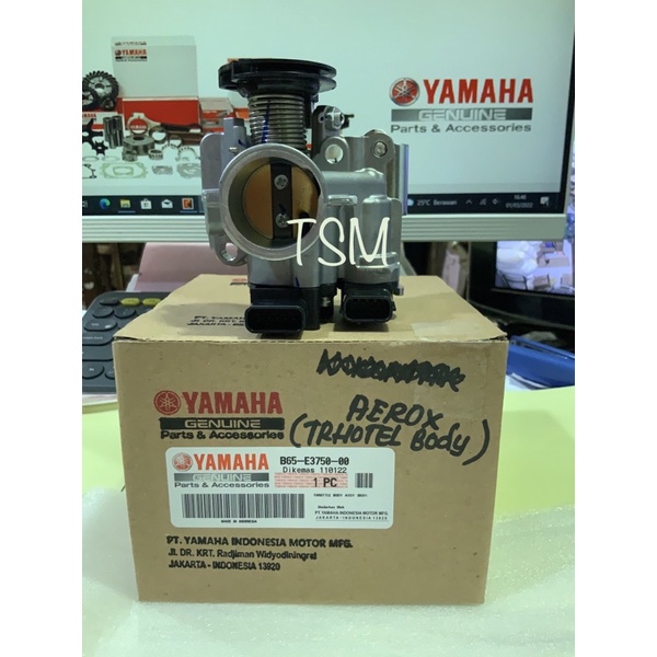 THROTTLE BODY YAMAHA AEROX 155 B65 100% ORIGINAL