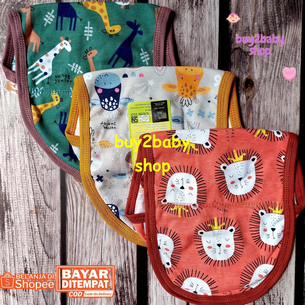 Velvet Junior Popok bayi model tali all series 0-3 Bulan isi 3 PCS