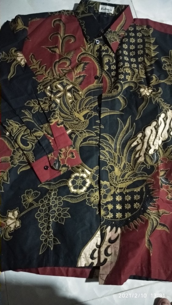 Setya Luhur Panjang Kemeja Batik Pria Full Furing