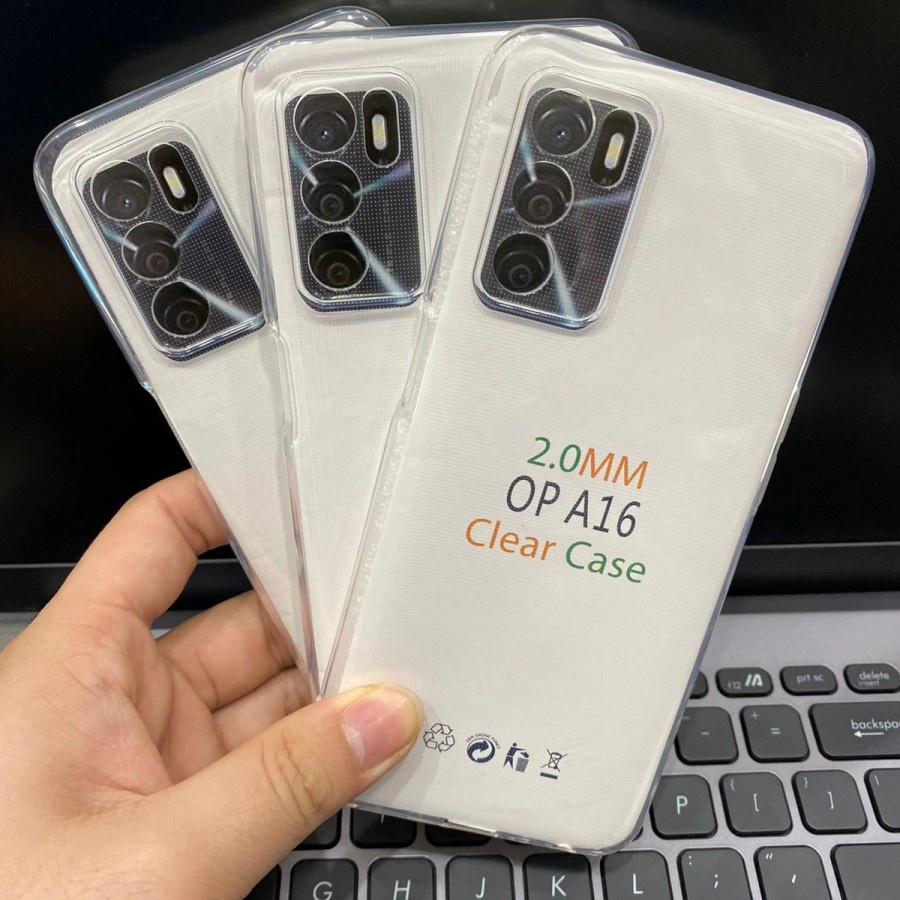 CASE OPPO A16 CLEAR CASE TPU TRANPARANS HIGH QUALYTY SOFTCASE FOR OPPO A16