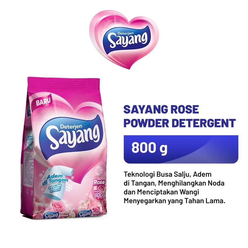 Detergent sayang powder (bubuk) 800g