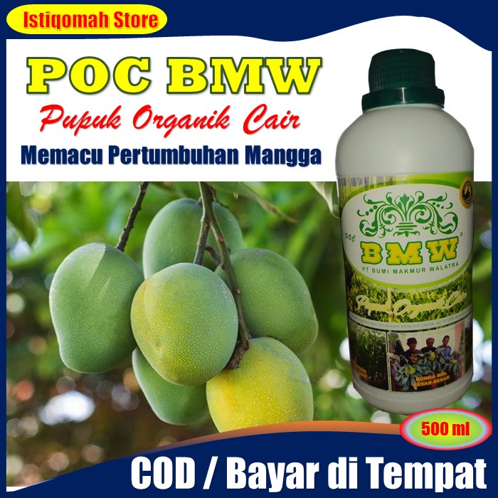 POC BMW Pupuk Organik Cair Memacu Pertumbuhan Tanaman Mangga Cepat Berbuah bisa untuk Semua Tanaman