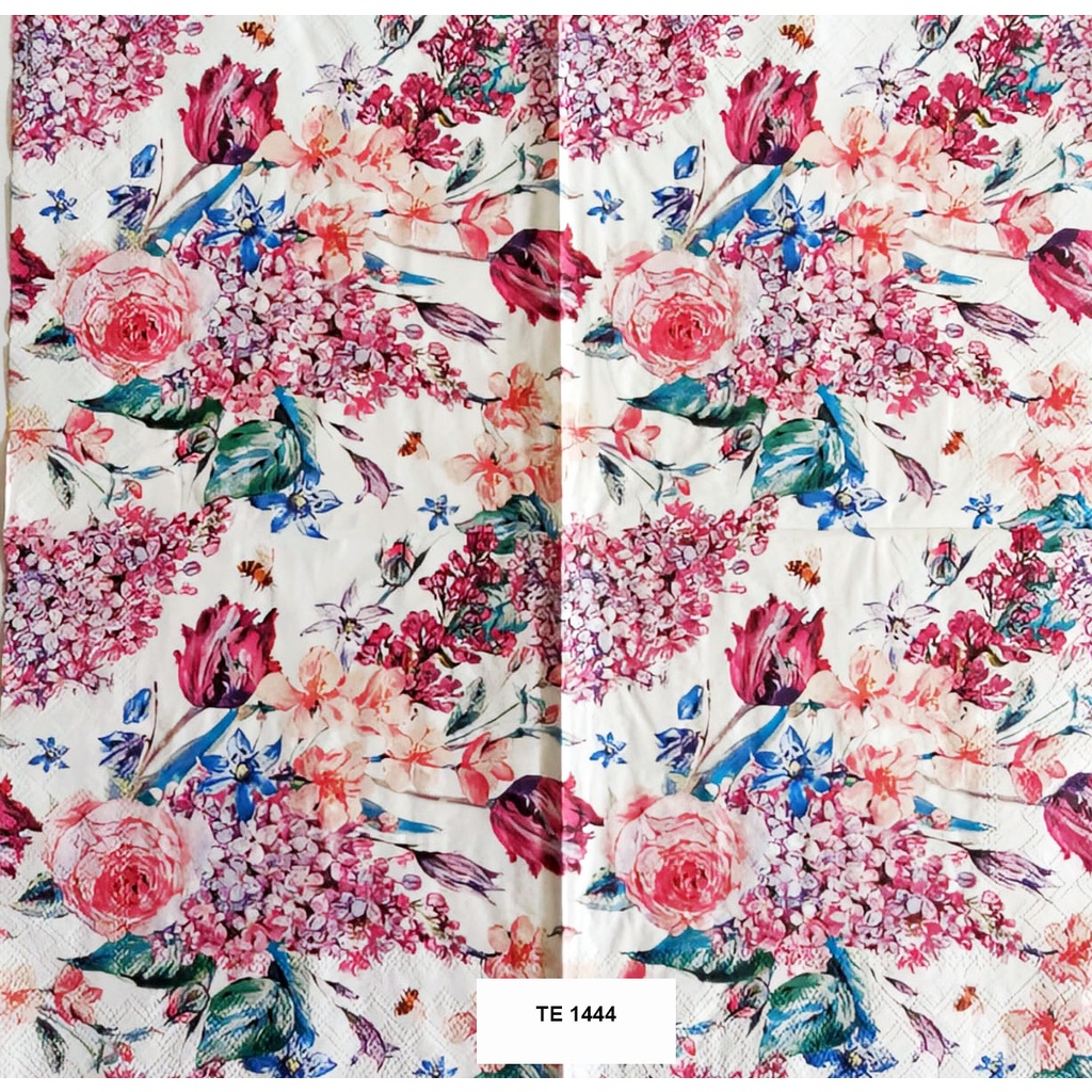 Tisu Napkin Kerajinan Decoupage Eropa 33X33 CM TE 1444 TTS