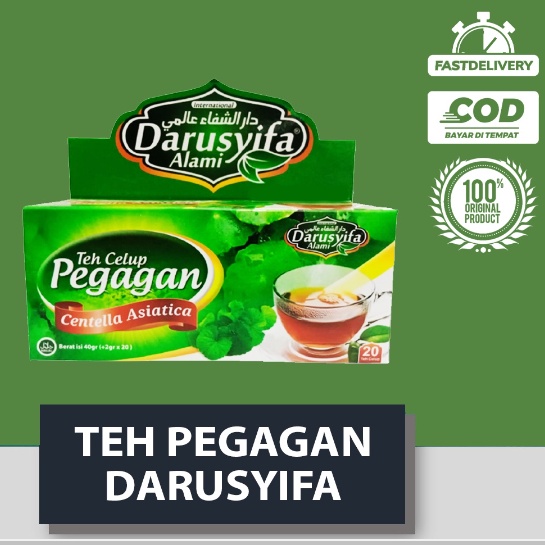 

Teh Celup Pegagan Centella Asiatica Gholiban Darusyifa Isi 20 Kantong Tea