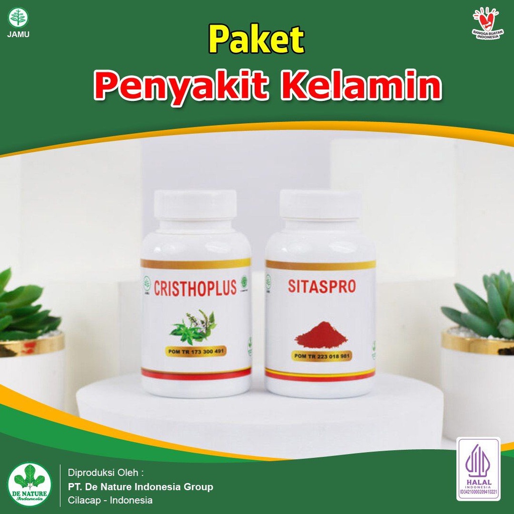 Herbal Cristhoplus Sitaspro - Obat Penyakit Penis Keluar Nanah, Obat Penyakit Kencing Nanah Gonore,P