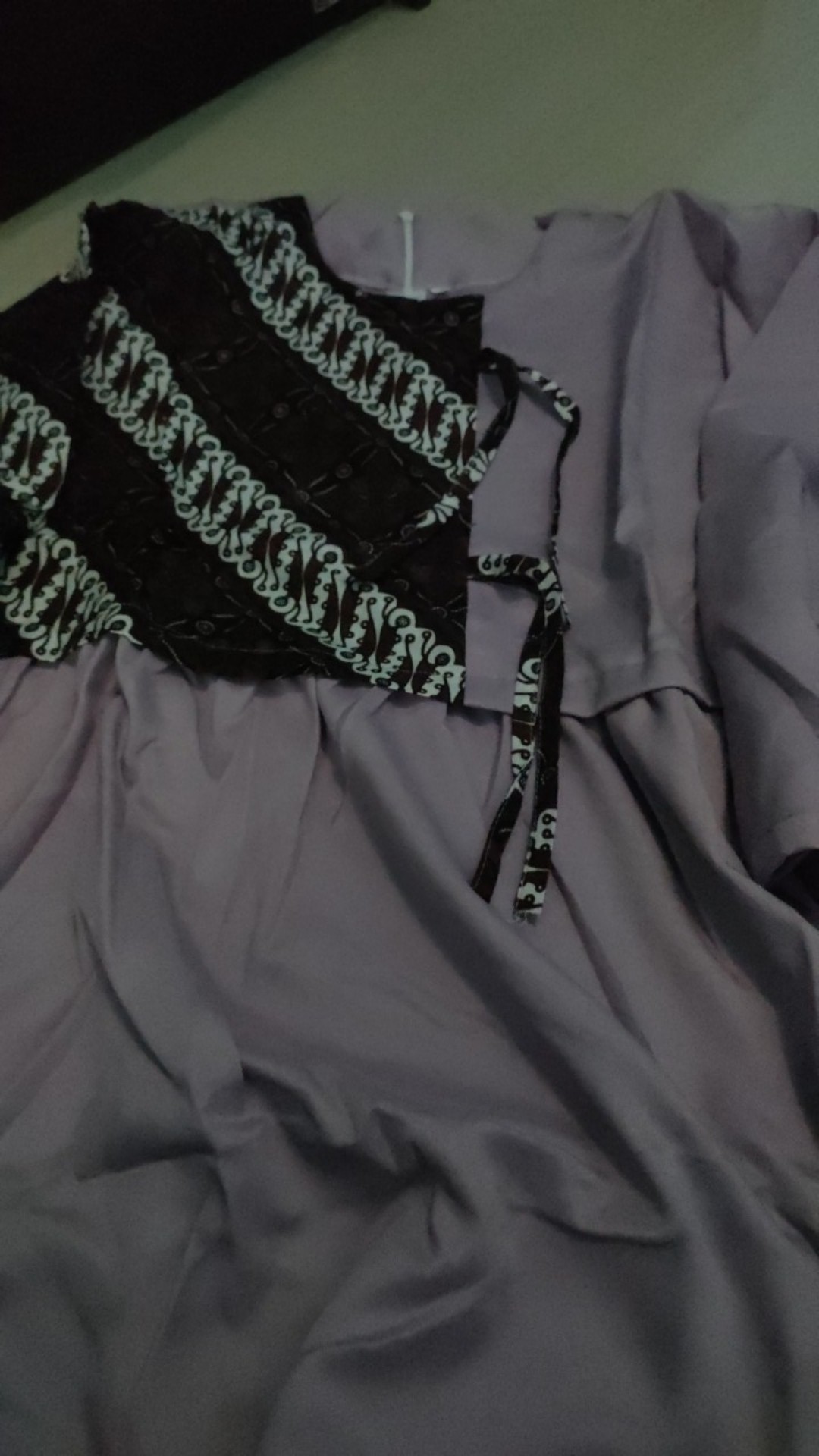 Tey-17 Batik Wanita Asj Sa Hrb026 Kenongo Kemeja Tosca Pendek