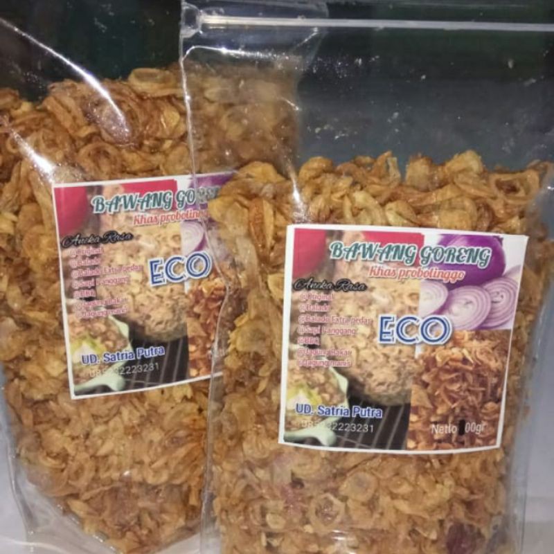

brambang goreng kriuk dan eco