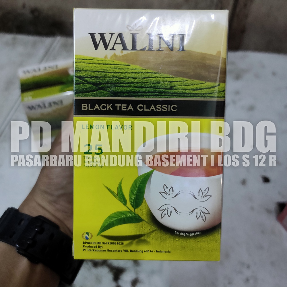 

WALINI TEH HITAM RASA LEMON KLASIK CELUP