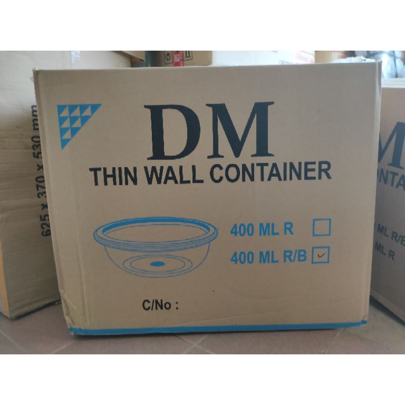 1 Dus Thinwall DM 400ML Food Container