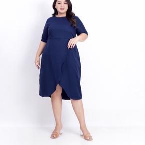 BAJU DRESS WANITA JUMBO BIGSIZE LD 120cm BAJU PESTA KERJA KANTOR 031 PLUS OVER SIZE XXL XXXL BAJU HA