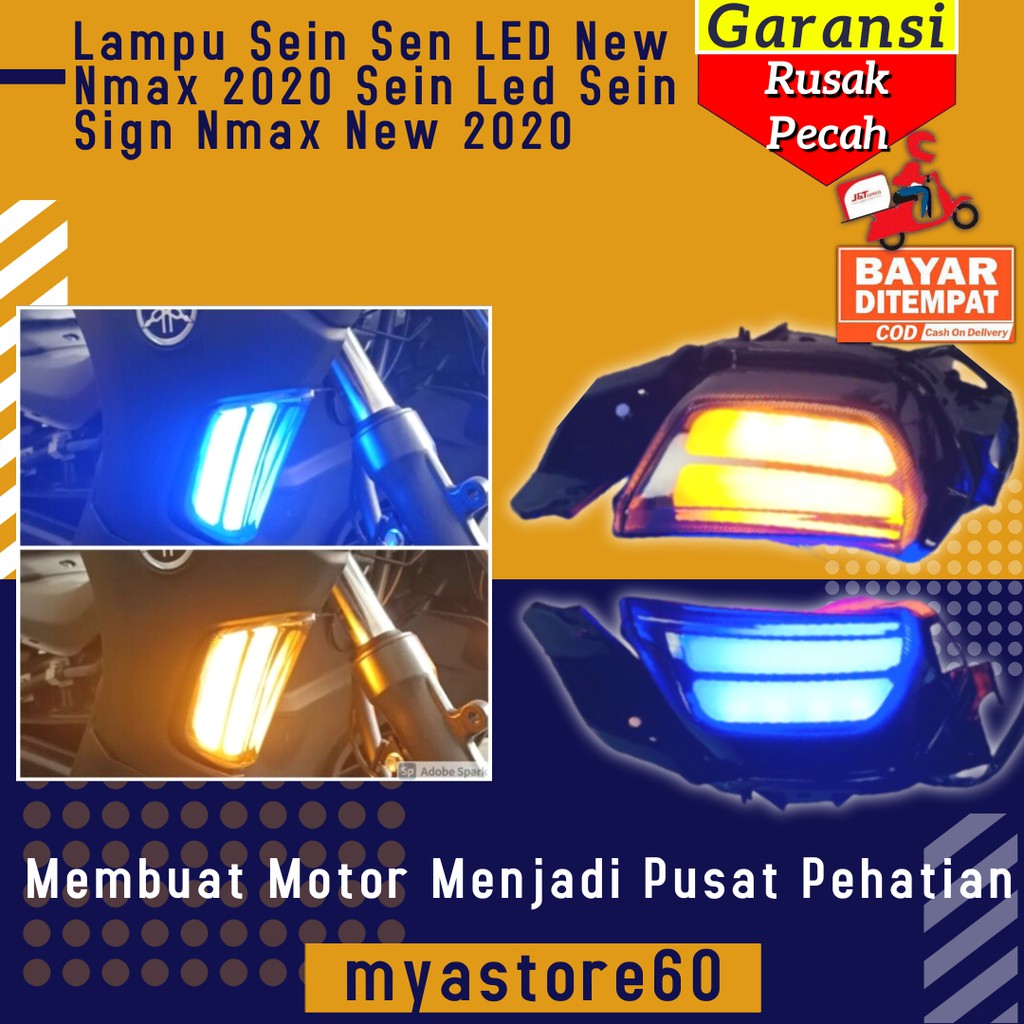 Lampu Sein Sen LED New Nmax 2020  Sein Led Sein Sign Nmax New 2020