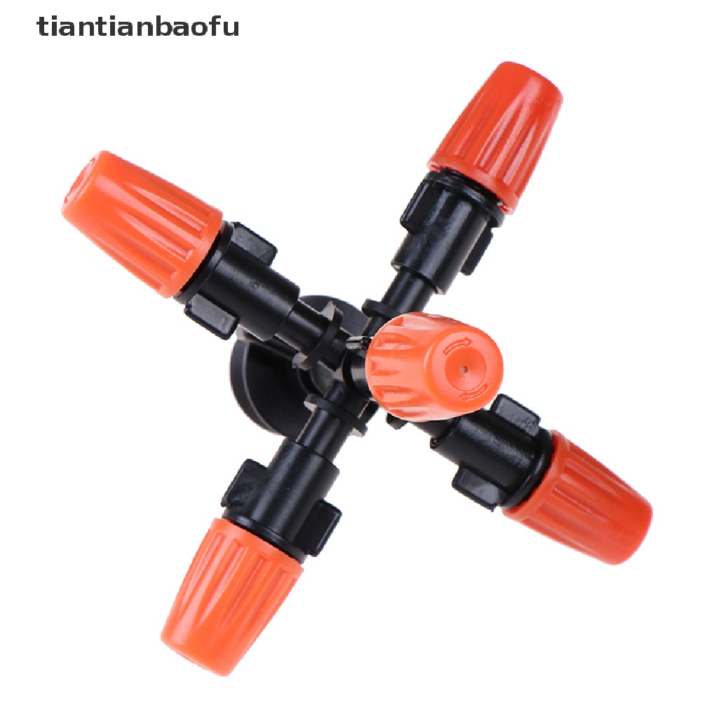 [tiantianbaofu] Garden Sprinklers Automatic Watering Lawn 360° Rotating Sprinkler 5 Nozzles Boutique