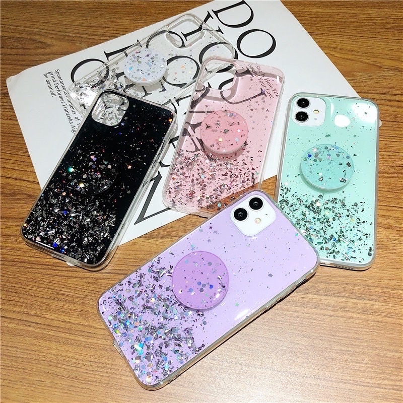 Glitter Case 5 Colors Available ALL PHONE TYPES! Samsung A32 A52 A72 M02 M11 A11 A02 A02s S20 S21 A9