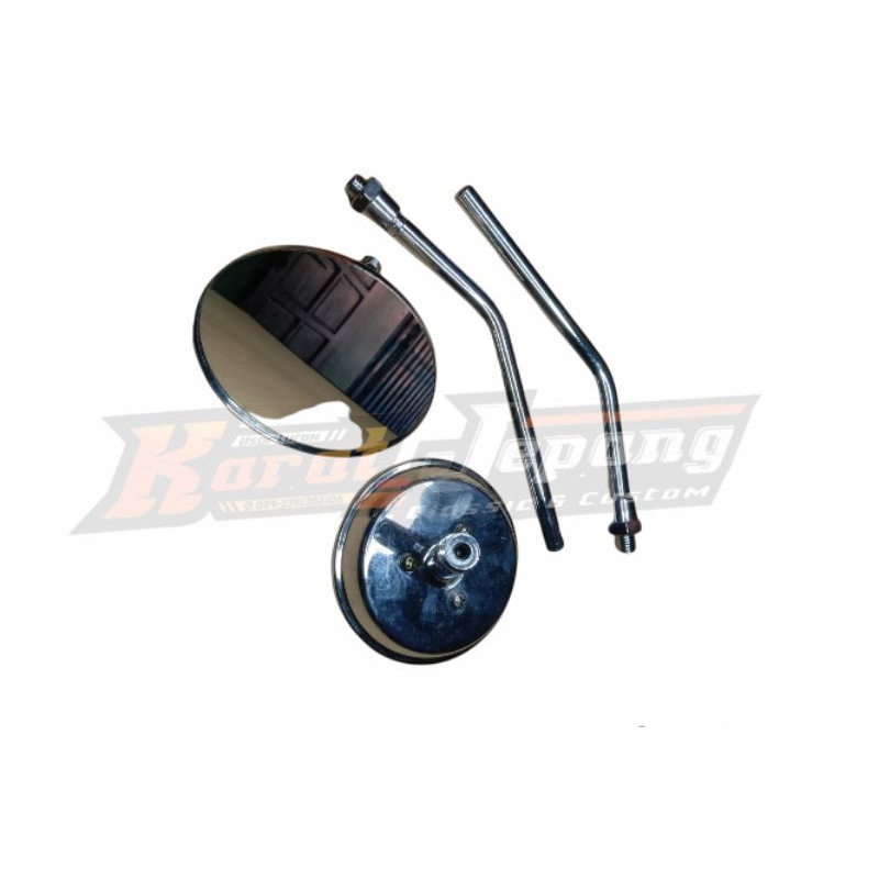 spion bulat kaca datar spion cb 100 japstyle classic custom