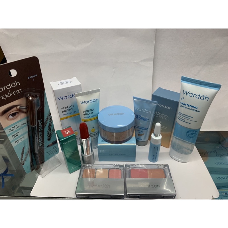 (Bisa COD) Paket Makeup Wardah 9in1 lengkap murah