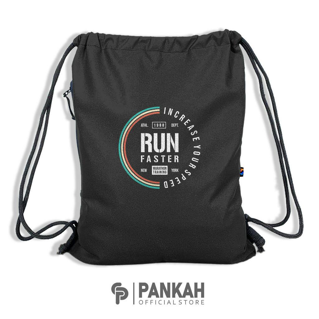Tas Serut Sekolah Serbaguna / New String Bag Waterproof Premium