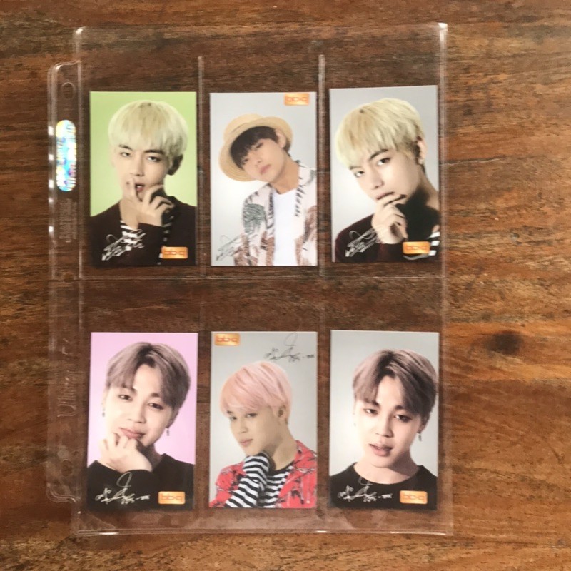 BTS TAEHYUNG JIMIN VMIN BBQ PHOTOCARD PC SET