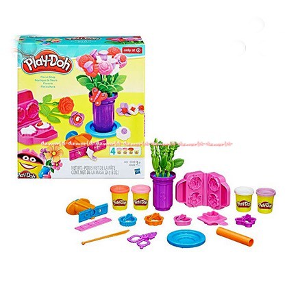 Playdoh Florist Shop Boutique De Fleurs Mainan Lilin Play Doh Toko Bunga