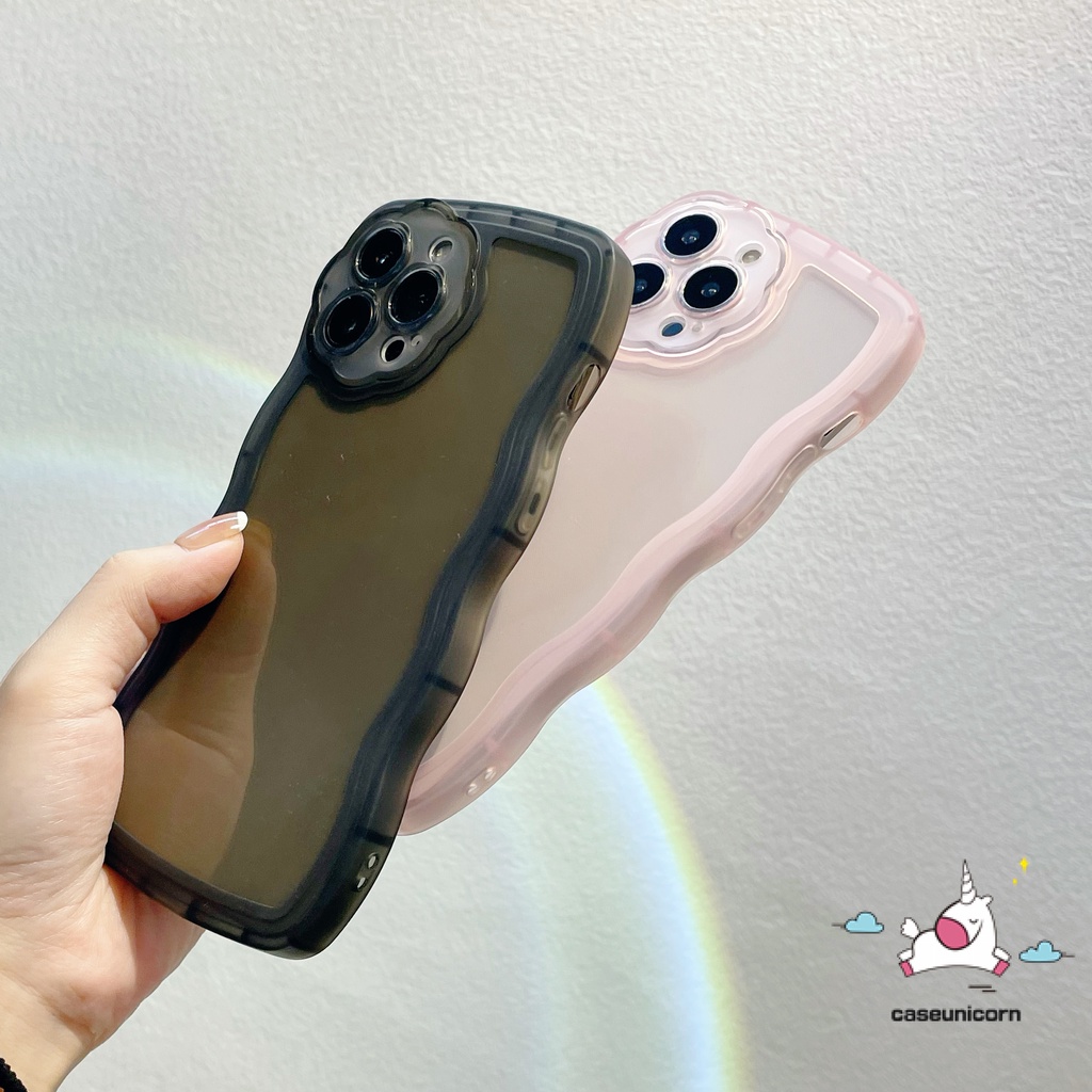 Soft Case TPU Motif Bunga Warna Permen Untuk iPhone 13 12 11 Pro MAX XR X XS MAX SE 2020 7 8 Plus 7plus 8 Plus