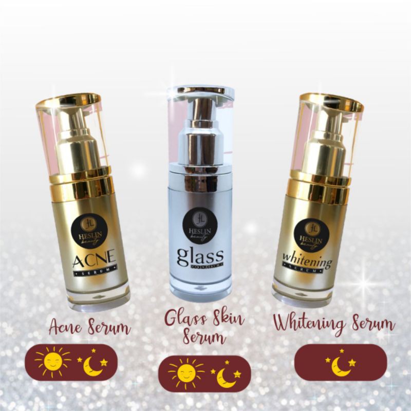 (GLASS SKIN/ACNE/WHITENING) SERUM HESLIN BEAUTY/SERUM PUTIH GLOWING JERAWAT BEKAS JERAWAT FLEK