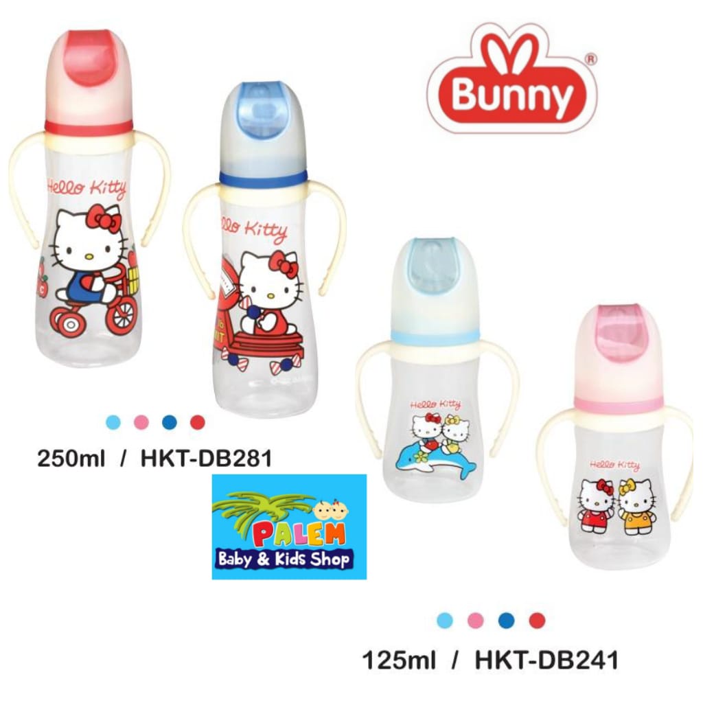 lusty bunny botol susu with handle/Botol susu 250ml dan 125ml