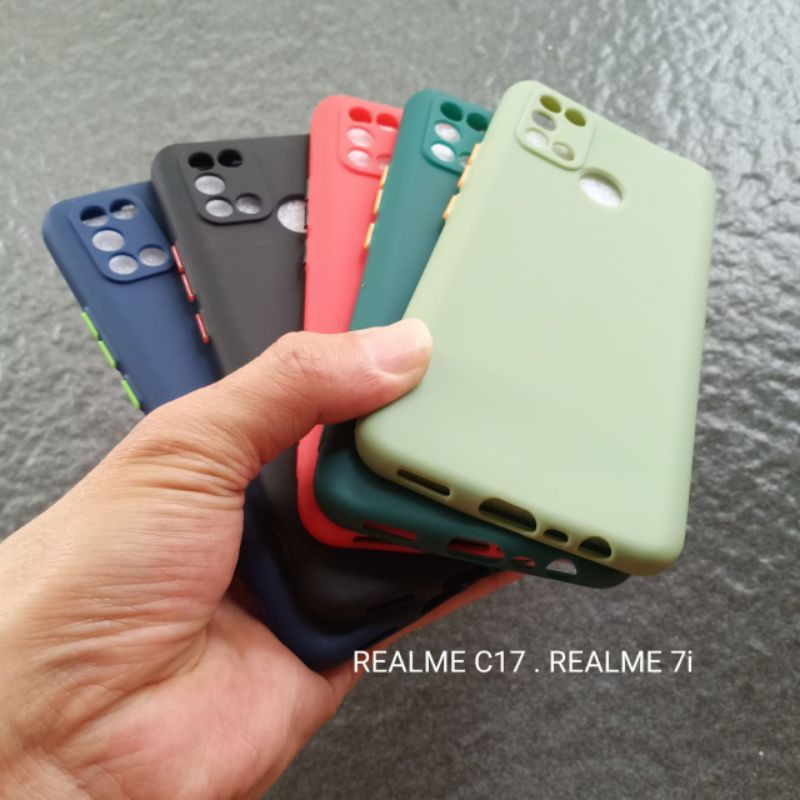 Case Realme 7i . C17 ( 5 model ) soft softcase softshell silikon cover