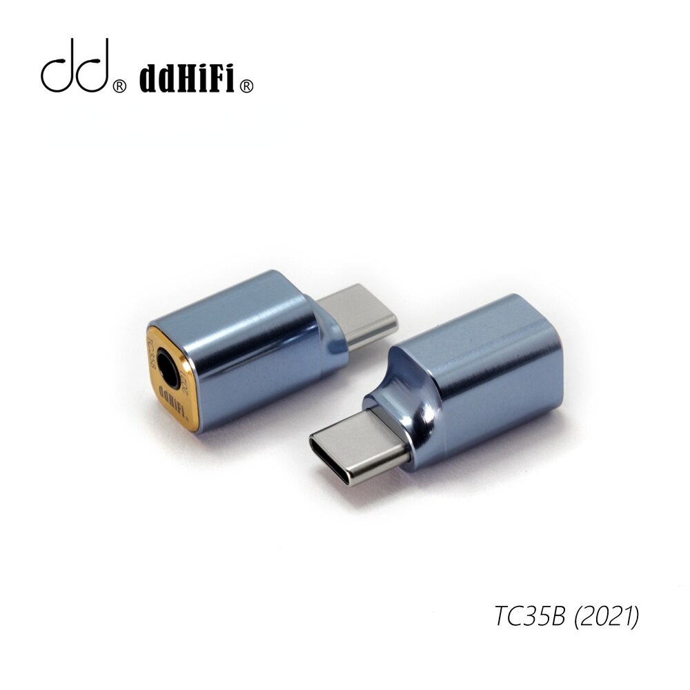 DD ddHiFi All-New TC35B (2021) USB Type-C to 3.5mm Headphone Adapter for Android Phone Huawei Xiaomi Samsung, 384kHz/32bit