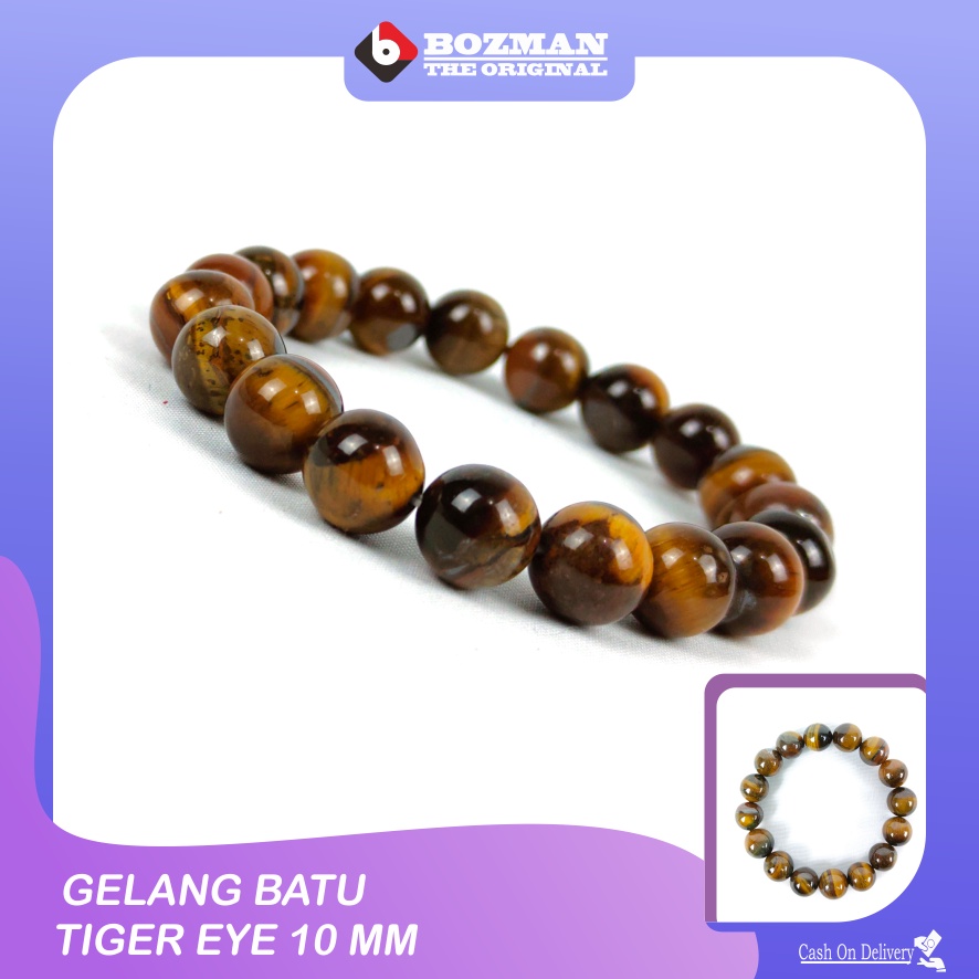 gelang batu natural tiger eye atau biduri sepah